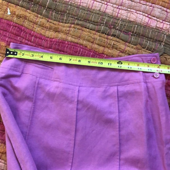 Linen blend skirt - Picture 8 of 10